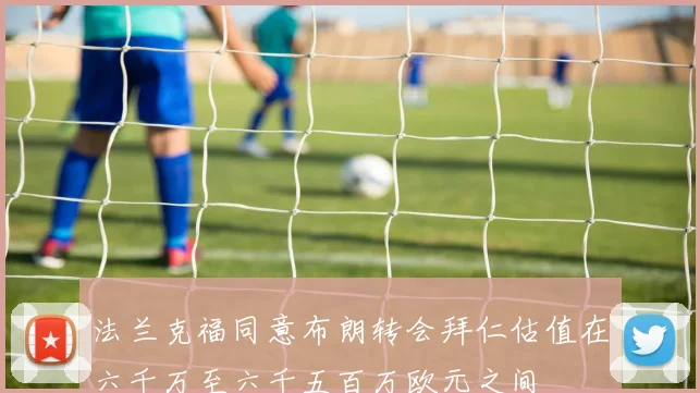 法兰克福同意布朗转会拜仁估值在六千万至六千五百万欧元之间